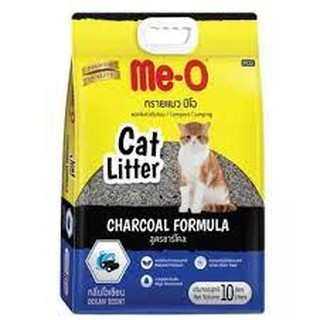 Me-o มีโอ Charcoal Formula ทรายแมว สูตรชาร์โคล กลิ่นโอเชียน ขนาด 10ลิตร