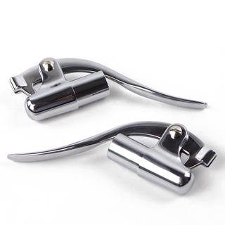 Tech Inverted Chopper Bobber Handlebar Bar End Control Lever Chrome Brake Clutch Lever for Motorcyc00