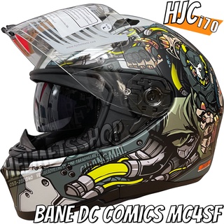 HJC i70 BANE DC COMICS MC4SF [ เต็มใบ ] [ แว่น 2 ชั้น ] [ นวมถอดซักได้ ] [ มีช่องเว้า ]