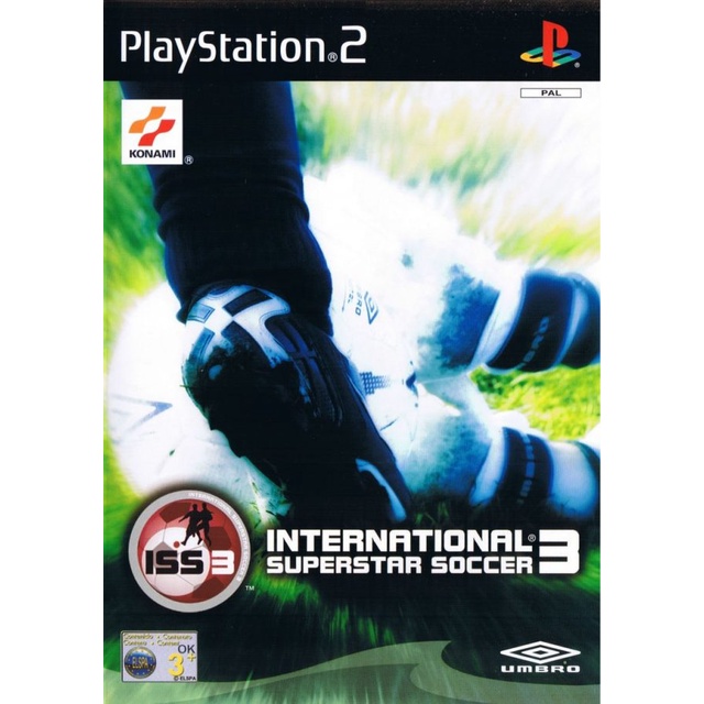 International Superstar Soccer 3 (Europe) PS2 แผ่นเกมps2 แผ่นไรท์ เกมเพทู