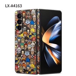 29-[สติกเกอร์น่ารัก ปรับแต่งได้] สติกเกอร์ฟิล์มป้องกันรอย สําหรับ Samsung Galaxy Z Fold 4 Fold 3 Fold 2 Fold 1