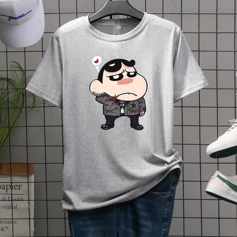 พร้อมส่ง เสื้อทีเชิร์ตเสื้อยืดคอกลมแฟชั่น