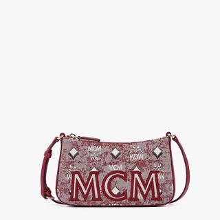 📮 ส่งฟรี ‼️ MCM MINI SHOULDER BAG IN VINTAGE JACQUARD MONOGRAM / กระเป๋าสะพายแท้💯