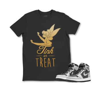 เสื้อยืด พิมพ์ลาย Peter Pan Tinker Bell Tink Or Treat แฟชั่นฮาโลวีนSize S-5XL