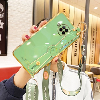 เคสโทรศัพท์มือถือแบบนิ่ม พร้อมสายคล้องข้อมือ และสายคล้อง หรูหรา Casing เคส Xiaomi Redmi Note 11 Pro เคส Redmi Note 11S เคส Redmi Note 10S เคส Redmi Note 10 Pro เคส Luxury Soft TPU Wrist Strap Holder Phone Case with Free Lanyard