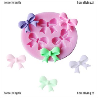 【homeliving】ใหม่ อุปกรณ์ตกแต่งเค้ก รูปโบว์ 3D DIY