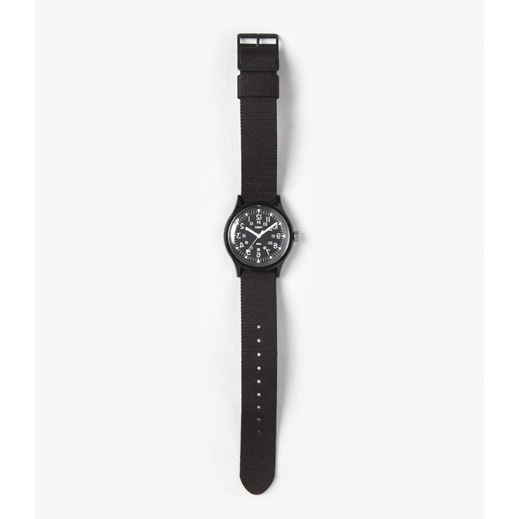 Timex TM-TWH1Y1410 นาฬิกาข้อมือผู้ชายและผู้หญิง สีดำ (รุ่นพิเศษ ตัวเลขหน้าปัดกลับด้าน เข็มเดินทางปกติ) gk7C