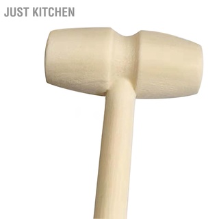 Just Kitchen Mini Wooden Hammer Cracking Seafood Breakable Chocolate Kids Toy for Household