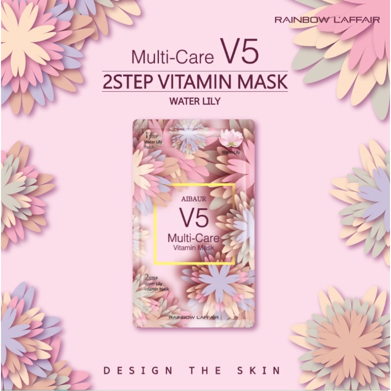 Rainbow L'affair V5 Multi Care Vitamin Mask Sheets Weee!, 43 OFF