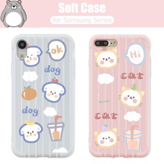 Puppy Soft Cover Case Samsung Galaxy A51 A71 A30S A10 S10 A70S Note 10 Pro 9 N960 A305 A205 M10S A30 A20S A50S A105 M10 A10S A50 A20 A70