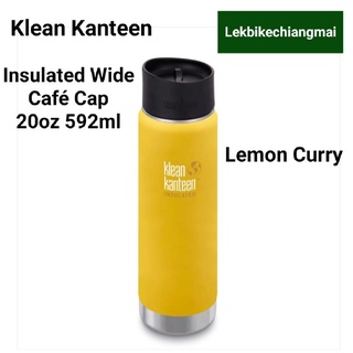 Klean Kanteen Insulated Wide Café Cap 20oz 592ml 
ขวดน้ำสูญญากาศ Klean Kanteen