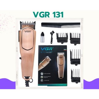 (มาใหม่ล่าสุด)ปัตตาเลี่ยนตัดผมมีสาย VGR-V-131 ปัตตาเลี่ยนตัดผม 5.0