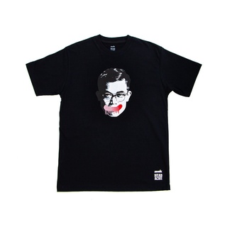 แฟชั่นยูนิเซ็กซ์SEEK X HEADACHE STENCIL THE ACTIVIST T-SHIRT เสื้อยืดคอกลม BLACK สีดำ- (ร้าน SEEK)