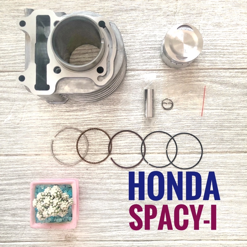 เสื้อสูบ + ปลอก + ลูกสูบ + แหวน + สลัก + กิฟล็อค Honda  SPACY-i , ฮอนด้า สเปซี่ ไอ (KZL)