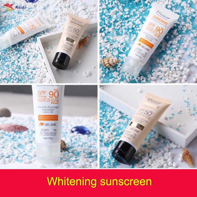 Sunblock Whiten Cream Waterproof Long Lasting Face Body Skin Spf90 Sunscreen Whitening Skin