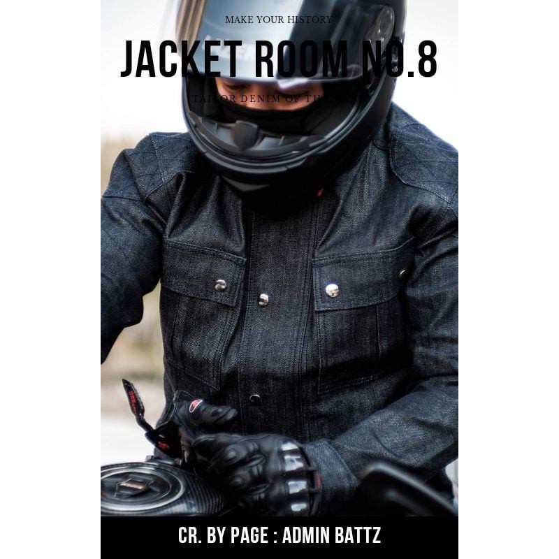 Room Jeans - เสื้อแจ็คเก็ตยีนส์ ผู้ชาย รุ่น JACKET Room No. 8
