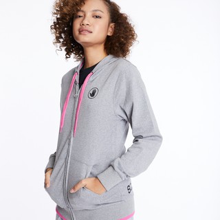 BODY GLOVE Womens SC Interlock Hoodie เสื้อฮู้ด ผู้หญิง สีเทาอ่อน-41