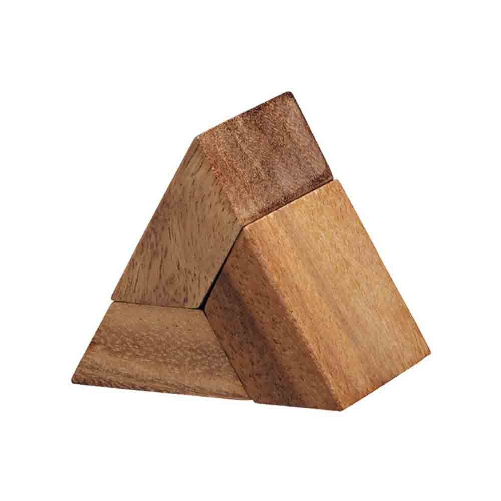 Ama-Wood ของเล่นไม้ ปิระมิด 3 ชิ้น (Wooden Pyramid Puzzle 3 Pcs)