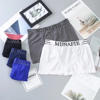 กางเกงชั้นในชาย บ็อกเซอร์MUNAFIE Boxer A19 บ็อกเซอร์ชาย ไร้รอยต่อ ขาเหลี่ยม สินค้าพร้อมส่ง