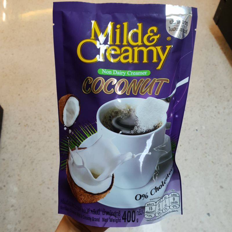 ครีมเทียมมะพร้าว Mild & Creamy Non Dairy Creamer Coconut 400g Shopee