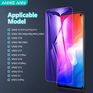 Skrin กระจกนิรภัยกันรอยหน้าจอ แบบเต็มจอ สําหรับ vivo v21 se y20 y15 y17 y12 Y11 2019 vivo v20 v20pro Y93 v15 v5 v15 pro Y50 Y30 S1 S1Pro