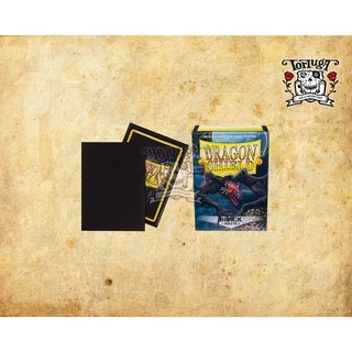 ซองใส่การ์ด Dragon Shield Matte Black Card Sleeve แบบพรีเมี่ยม Premium หลังด้าน 63 x 88 mm 100/box Buddy Fight Pokemon