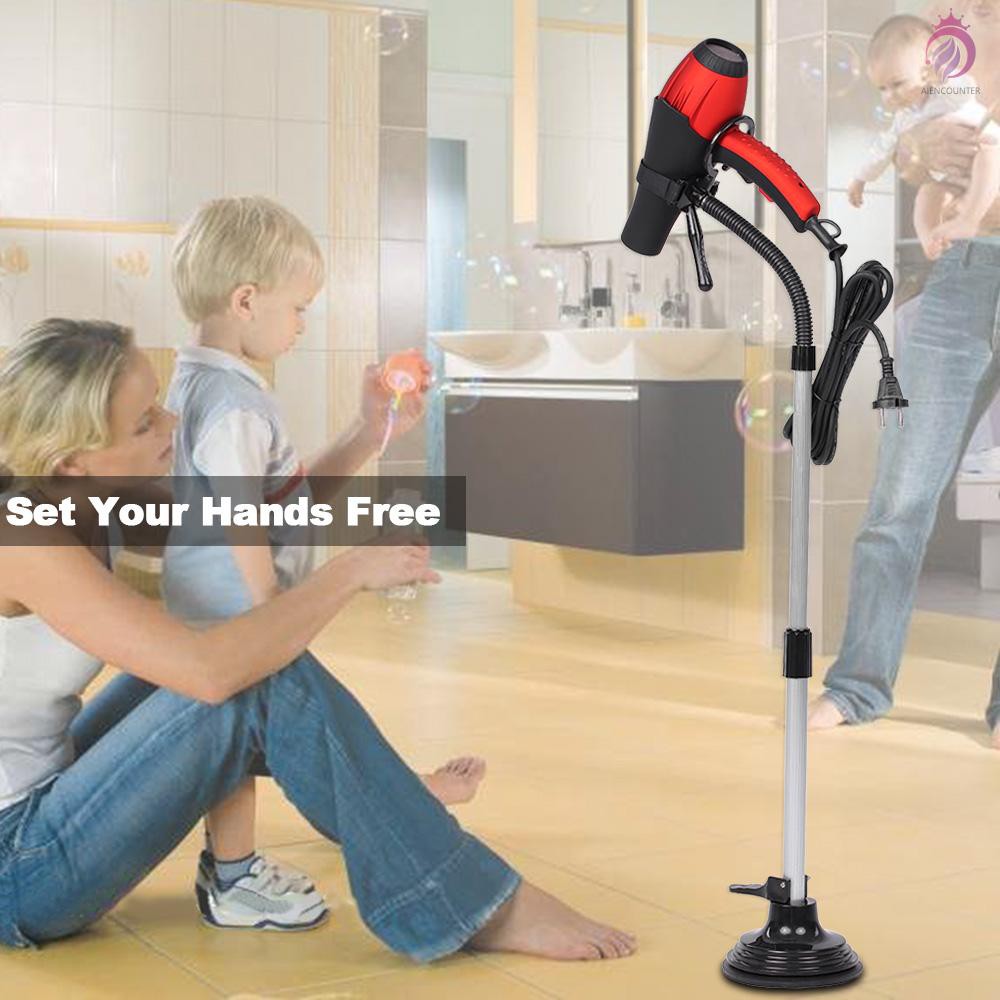 ☺Hands Free Blow Dryer Holder Adjustable Height Hair Dryer Stand With Heavy  Non-Tipping Base OdbG | Shopee Thailand