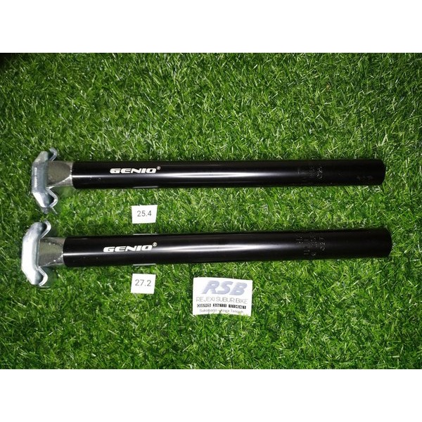 หลักอาน หลักอาน ที่นั่ง หลักอาน 27.2 และ 25.4 สีดํา 35 ซม. 350 มม. โลหะผสม