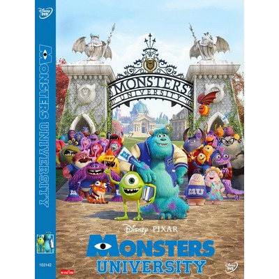DVD หนังการ์ตูนมาสเตอร์  มหา’ลัย มอนส์เตอร์ Monsters University (2013) (พากย์ไทย/อังกฤษ-บรรยายไทย) ข