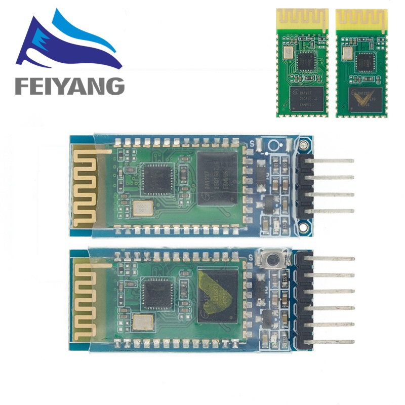ใหม่ HC-06 HC 06 RF โมดูลตัวรับส่งสัญญาณบลูทูธไร้สาย RS232 TTL เป็น ...