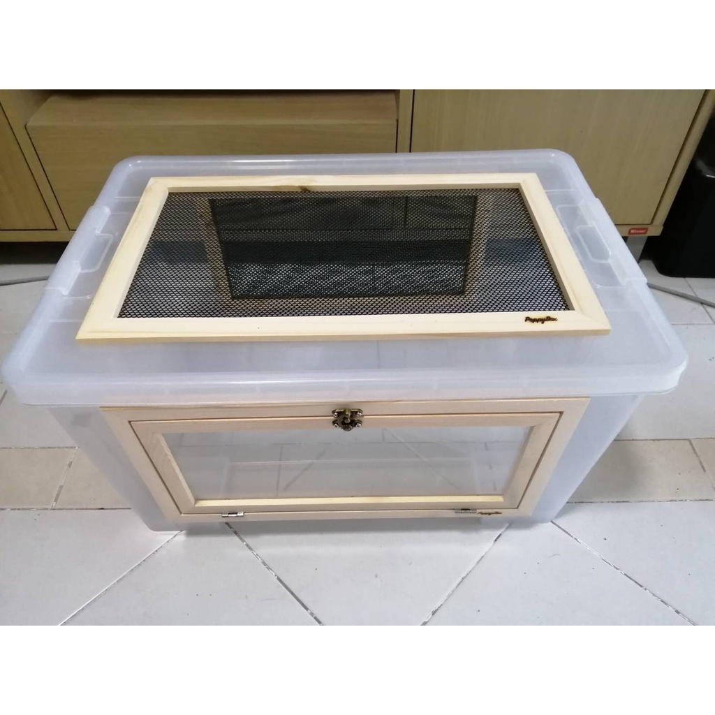 กล่อง ใส เลี้ยงสัตว์เลื้อยคลาน งู กิ้งก่า เต่า ขนาด กว้าง 42 x ยาว 60 x สูง 32 cm *สั่ง 1 ใบต่อ 1 คำสั่งซื้อครับ - รูปที่ 3