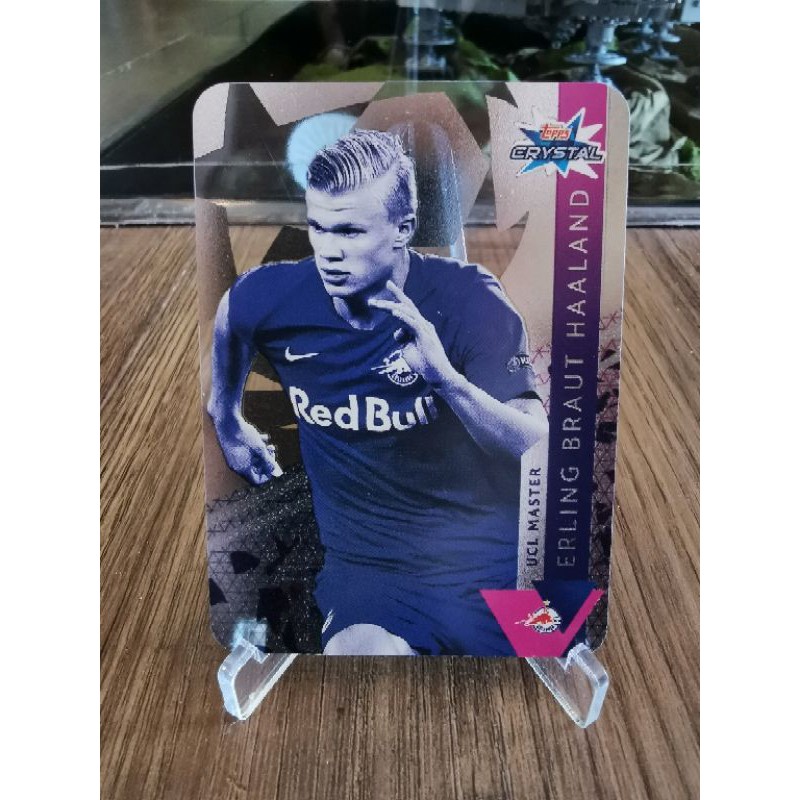 Topps Crystal UCL 2019/20 - UCL Master 113 Erling Braut Haaland Rookie Card