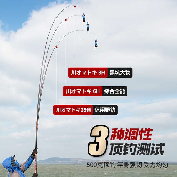 เบ็ดตกปลา Zhongkuiqing Fishing Rod Hand Rod Ultra Light Super Hard ...