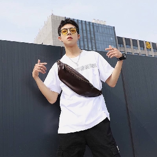 กระเป๋าคาดอก CB013 Brown หนังPu เนื้อนิ่มครับ งานสวยเหมือนรูป!!👍