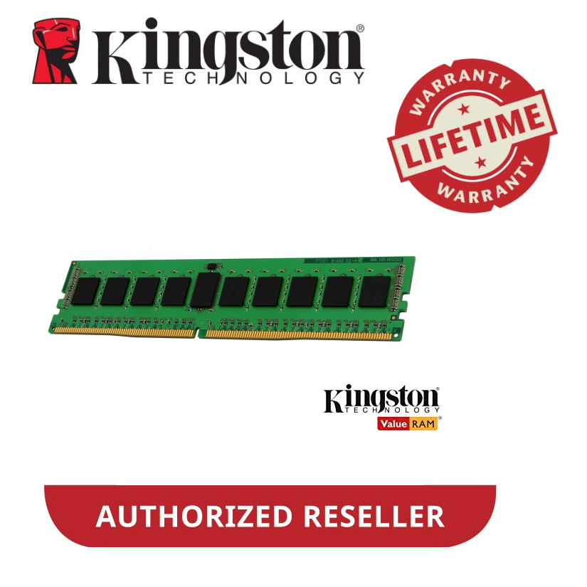 KINGSTON 16GB (2X8GB) DDR4 3200MHz CL22 288-Pin DIMM DESKTOP RAM MEMORY (KVR32N22D8/16)