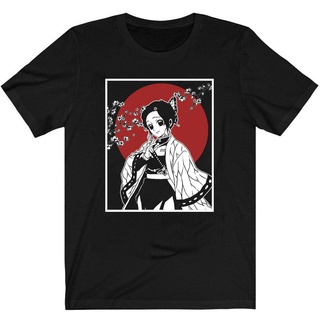 เสื้อยืด พิมพ์ลายการ์ตูนอนิเมะ Demon Slayer Kimetsu No Yaiba Shinobu Kocho ของขวัญ สําหรับผู้ชาย