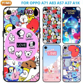 เคส OPPO A17 A77s A76 A96 A57 A77 A95 A74 A15S A15 A16 A16K A53 A33 2020 มือถือเคสโทรศัพท์มือถือลาย Bts สําหรับ