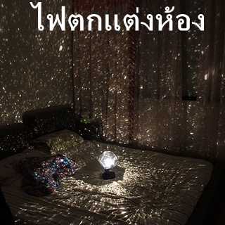 โคมไฟหัวเตียง ⊿ไฟฉายดาวพิเศษฉายภาพโรแมนติก✷