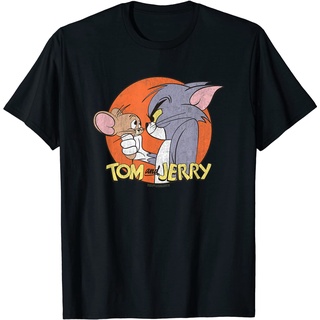 เสื้อยืด พิมพ์ลาย Tom and Jerry Frenemies สําหรับผู้ใหญ่S-5XL