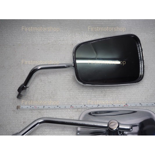 กระจกรถมอเตอร์ไซค์ BN400 Kawasaki ทรงเดิม ติดรถ โลหะชุบเงา แท้เบิกห้าง เกลียว10mm เกลียวตาม+ตามเข็ม Firstmotorshop ราคา ถูกที่สุด ดีลบีเคเค แกลเลอรีภาพที่ 5