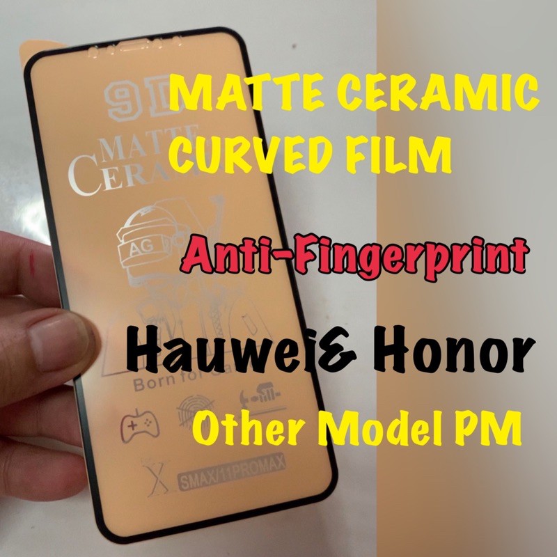 Matte Ceramic Screen Protector Film Ceramics Soft Tempered Glass huawei p40 p30 p20 pro