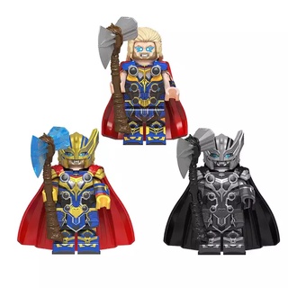 Wm2417-b Thor บล็อคตัวต่อของเล่น ขนาดเล็ก ของขวัญวันเกิด สําหรับเด็ก