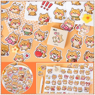 ❉ Shiba Inus Dairy Life - Pets Dogs Sealing สติ๊กเกอร์ ❉ 45Pcs/Box DIY Diary Scrapbooking Decals สติ๊กเกอร์
