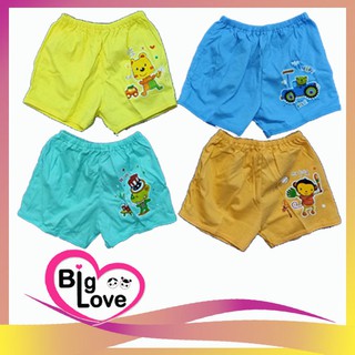 เสื้อผ้าเด็ก Biglove กางเกงขาสั้น สีพื้นพิมพ์ลาย