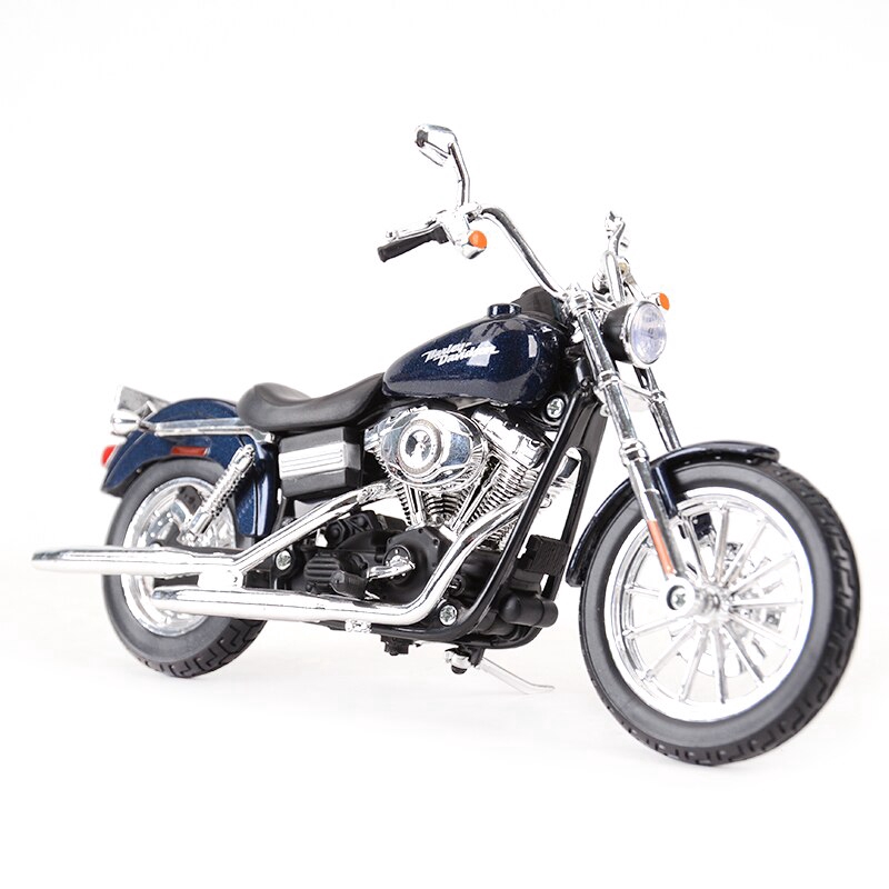 Maisto 1:12 Harley Davidson 2006 FXDBI Dyna Street Bob รถหล่อแบบคงที่โมเดลรถจักรยานยนต์ของเล่นงานอดิเรกของสะสม - รูปที่ 2