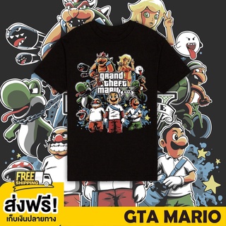 GTA MARIO TSHIRT BLACK