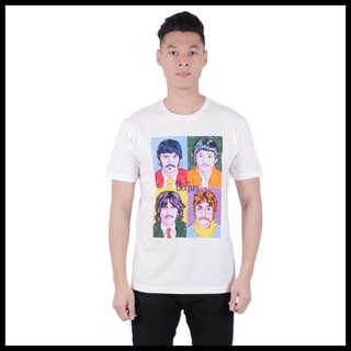 เสื้อยืด พิมพ์ลาย The Beatles Pop Art สไตล์วินเทจ สําหรับห้องจราจร