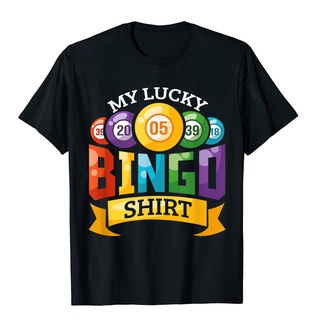 ขายดี!เสื้อยืด ผ้าฝ้าย พิมพ์ลาย My Lucky Bingo สําหรับผู้ชายS-5XL