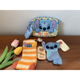 สินค้ามือหนึ่ง✨  กระเป๋า/กระเป๋าดินสอ/กระเป๋าพวงกุญเเจ Stitch (Disney store japan🏰🇯🇵)