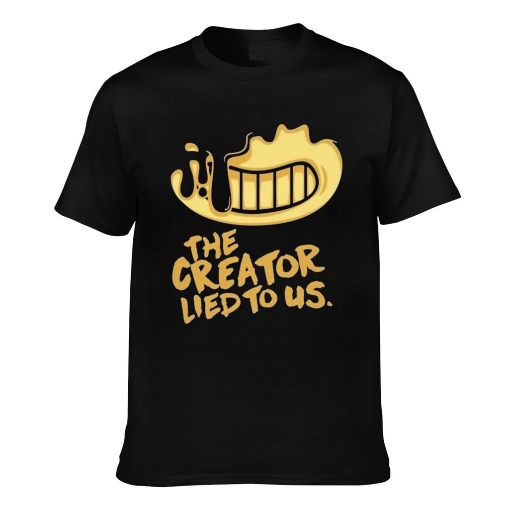 เสื้อยืดแขนสั้นผู้ชาย Bendy And The Ink Machine